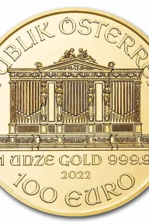 Zwrot pieniędzy Philharmoniker 1 troy ounce gouden munt 2022 - Goudverzekerd