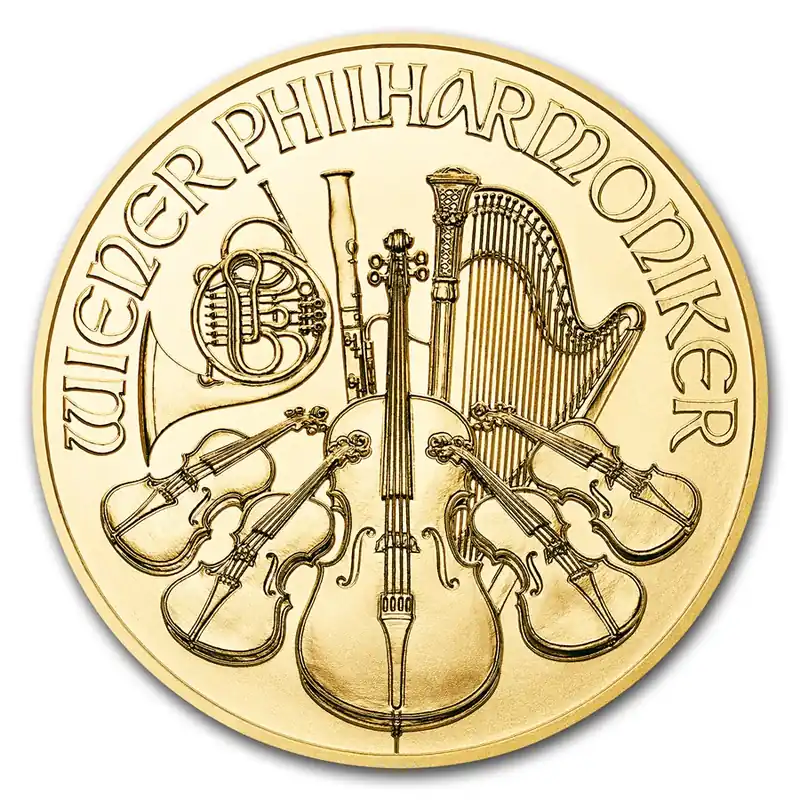 Philharmoniker 1/10 troy ounce gouden munt 2018 - Goudverzekerd Wysoka jakość