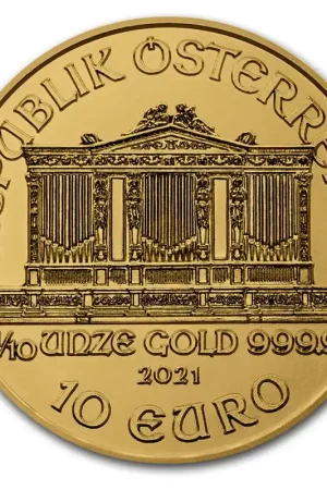 Philharmoniker 1/10 troy ounce gouden munt 2022 - Goudverzekerd Premium
