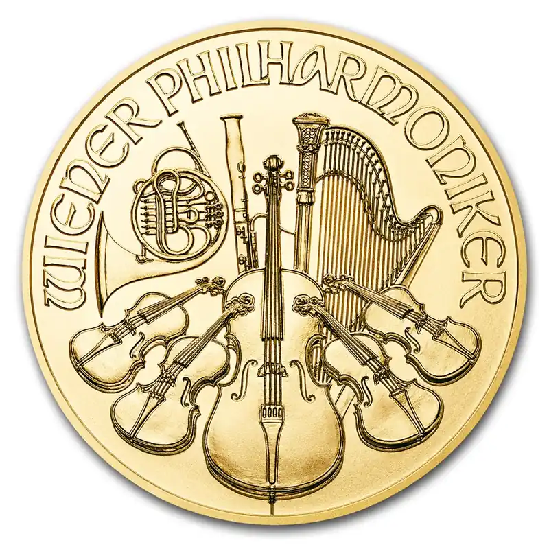 Kup teraz Philharmoniker 1/2 troy ounce gouden munt - Goudverzekerd