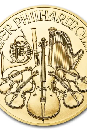 Philharmoniker 1/25 troy ounce gouden munt 2018 - Goudverzekerd Oryginalny