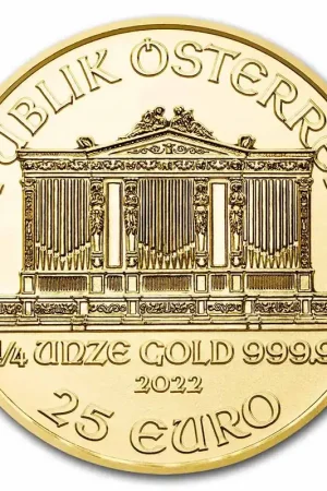 Oferta Philharmoniker 1/4 troy ounce gouden munt 2022 - Goudverzekerd