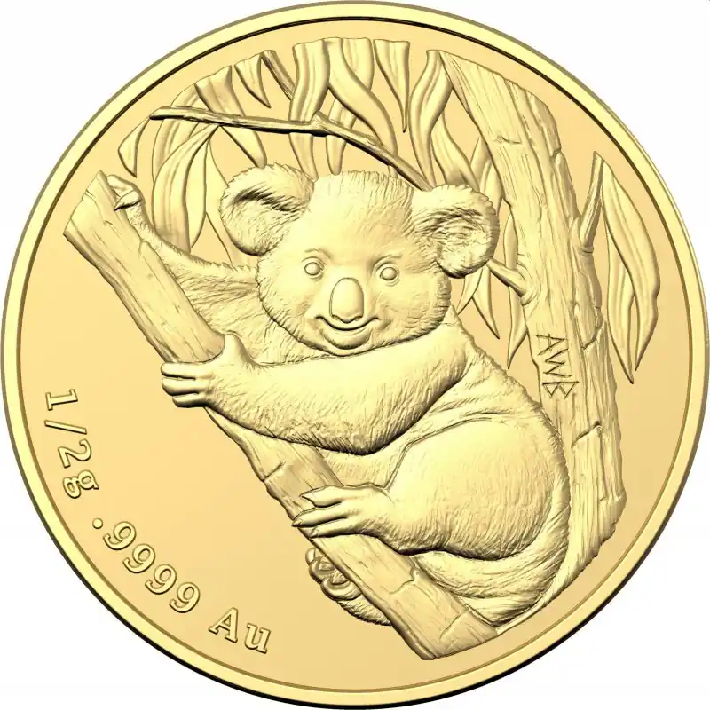 RAM Mini Koala 0.5 gram gouden munt 2021 - Goudverzekerd Nowość