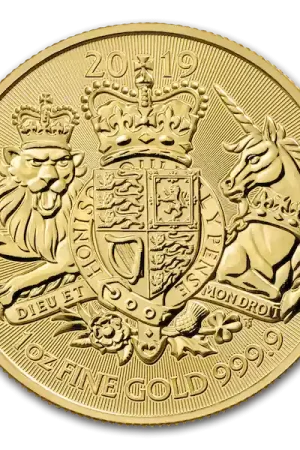 Ekspresowa dostawa Royal Arms 1 Troy Ounce gouden munt 2019 - Goudverzekerd