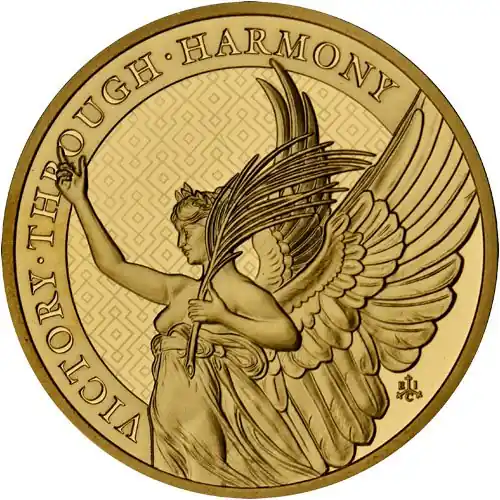 Darmowa dostawa St. Helena Queens Virtues #1: Victory 1 troy ounce gouden munt 2021 - Goudverzekerd