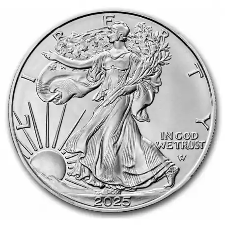 Nowość American Eagle 1 troy ounce zilveren munt 2025 - Goudverzekerd