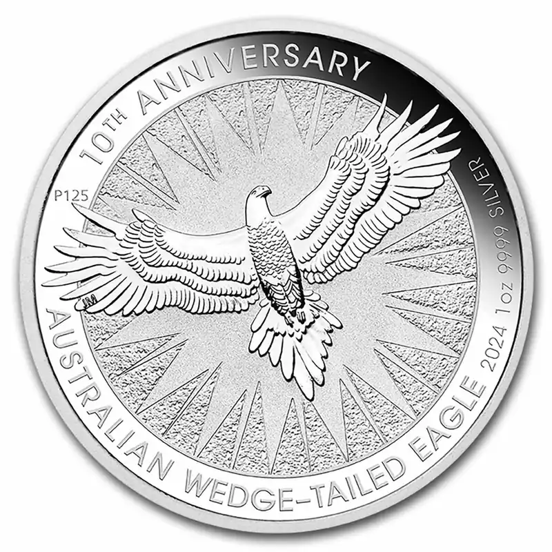 Wedge-Tailed Eagle 1 troy ounce zilveren munt 2024 - Goudverzekerd Oryginalny