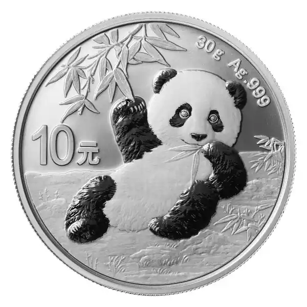 Panda 30 gram zilveren munt 2020 - Goudverzekerd Kup teraz