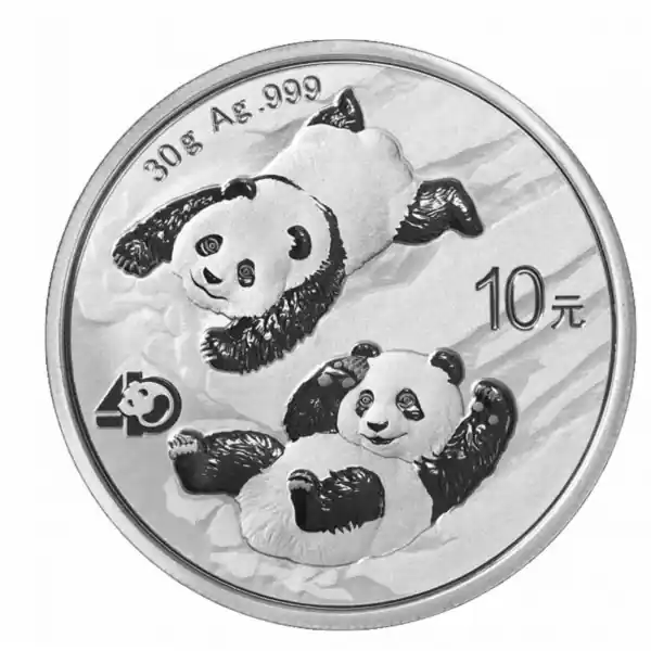Panda 30 gram zilveren munt 2022 - Goudverzekerd Popularny