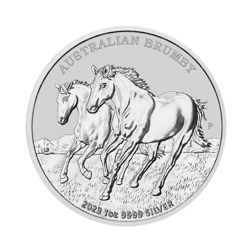 Australian Brumby #4: 1 troy ounce zilveren munt 2023 - Goudverzekerd Niska cena