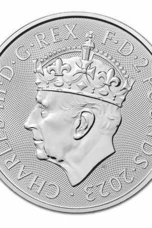 Autentyczny Britannia Coronation 1 troy ounce zilveren munt 2023 - Goudverzekerd