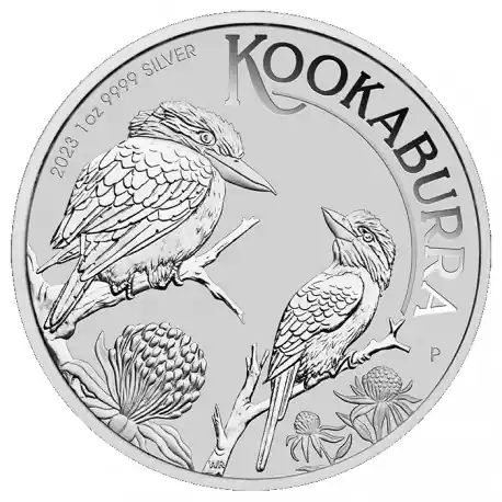 Kookaburra 1 troy ounce zilveren munt 2023 - Goudverzekerd Zwrot pieniędzy