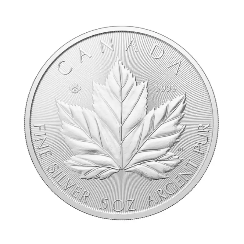 Grand Maple Leaf 5 troy ounce zilveren munt 2026 - Goudverzekerd Nowość