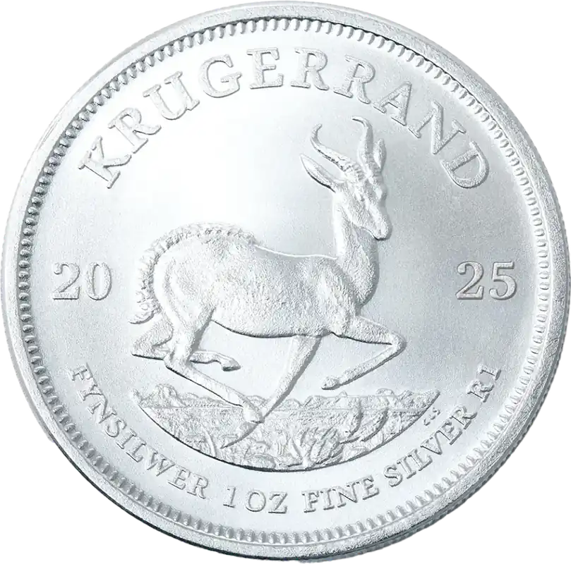 Krugerrand 1 troy ounce zilveren munt 2026 - Goudverzekerd Popularny