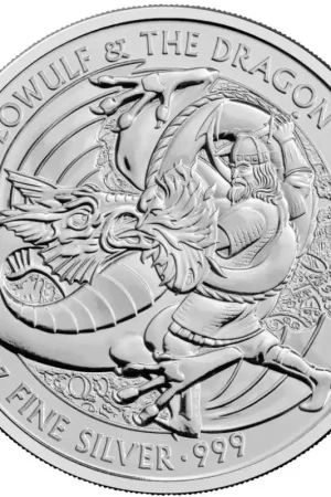 Tani Myths and Legends #9: Beowulf & Dragon 1 troy ounce zilveren munt 2025 - Goudverzekerd
