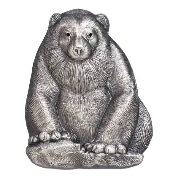 Nowość Wildlife #2 Gulo Gulo 2 troy ounce zilveren munt 2020 - Goudverzekerd