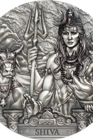 God of the World - Shiva 3 troy ounce zilveren munt 2020 - Goudverzekerd Ostatnia szansa