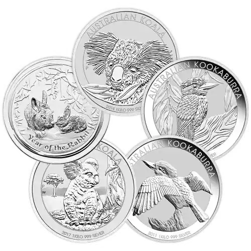 Mixed 1 kilo zilveren munt – Diverse jaren - Goudverzekerd Oferta