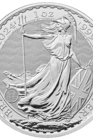 Britannia 1 troy ounce zilveren munt 2024 - Goudverzekerd Nowość