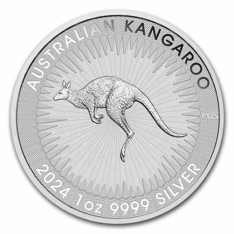 Rabat Kangaroo 1 troy ounce zilveren munt 2024 - Goudverzekerd