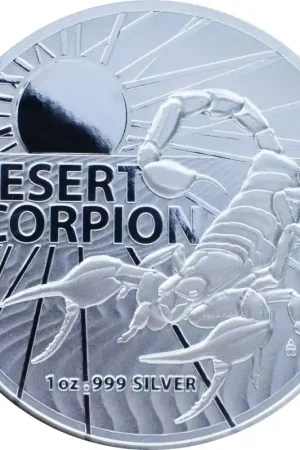 RAM Great Desert Scorpion 1 troy ounce zilveren munt 2022 - Goudverzekerd Premium
