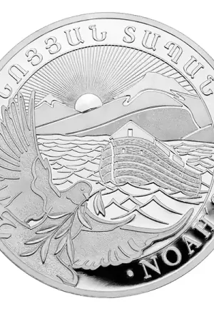 Oryginalny Armenian Noahs Ark 5 kilo zilveren munt 2022 - Goudverzekerd
