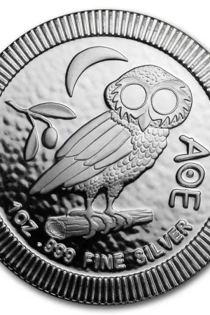 Darmowa dostawa Athenian Owl 1 troy ounce zilveren munt - Goudverzekerd