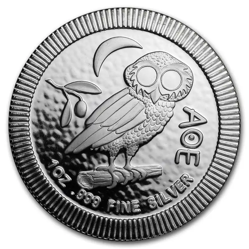 Darmowa dostawa Athenian Owl 1 troy ounce zilveren munt - Goudverzekerd