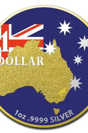 Kup teraz Australia Beneath The Southern Skies Silver Colorized 1 troy ounce zilveren munt 2020 - Goudverzekerd