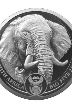 African Big Five Series II: Elephant munt - Goudverzekerd Rabat