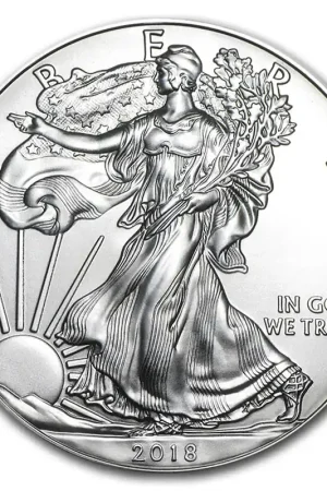 American Eagle 1 troy ounce zilveren munt 2018 - Goudverzekerd Szybka dostawa