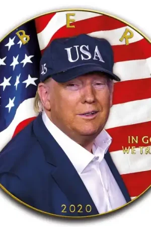 American Eagle Trump Make Liberals Cry Again 1 troy ounce zilveren munt 2020 - Goudverzekerd Premium