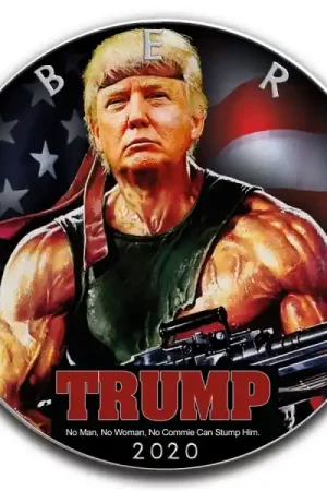 American Eagle Trump Rambo 1 troy ounce zilveren munt 2020 - Goudverzekerd Oferta