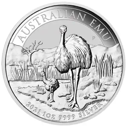 Nowość Australian Emu 1 troy ounce zilveren munt 2021 - Goudverzekerd