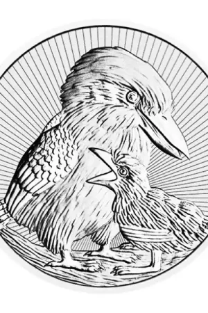 Oferta limitowana Australian Kookaburra Piedfort 2 troy ounce zilveren munt 2020 - Goudverzekerd