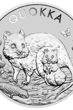 Rabat Australische Quokka 1 troy ounce zilveren munt 2021 - Goudverzekerd