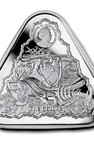 Batavia Triangular 1 troy ounce zilveren munt 2020 - Goudverzekerd Oryginalny