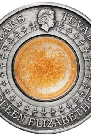 Golden Treasures of Ancient Egypt 2 troy ounce zilveren munt 2019 - Goudverzekerd Darmowa dostawa