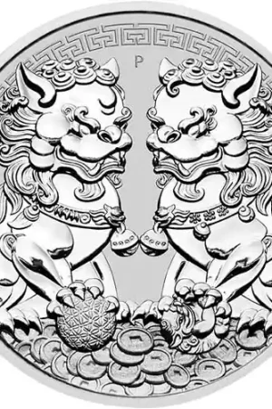 Tani Guardian Lion Double Pixiu 1 troy ounce zilveren munt 2020 kopen