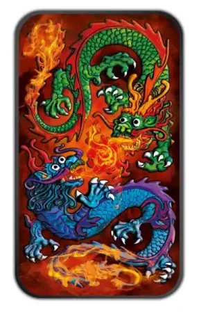 Dragon Rectangle Black Ruthenium 1 troy ounce zilveren munt 2020 - Goudverzekerd Oryginalny