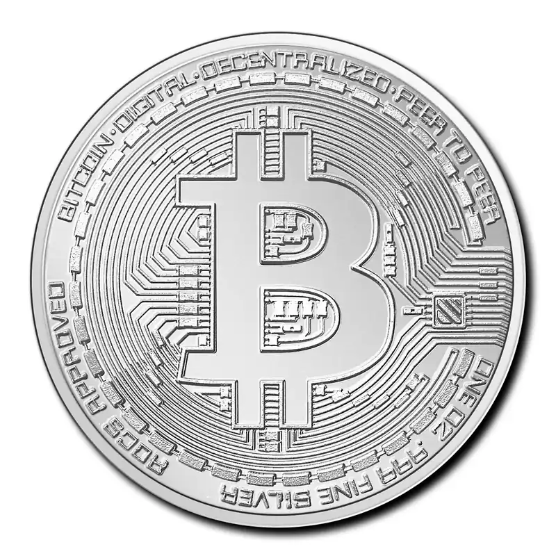 Chad Crypto Series Bitcoin 1 troy ounce zilveren munt 2020 kopen Tylko dziś
