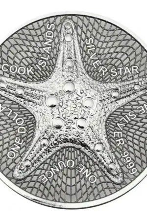 Cook Island Starfish 1 troy ounce zilveren munt 2021 - Goudverzekerd Bezpieczna płatność