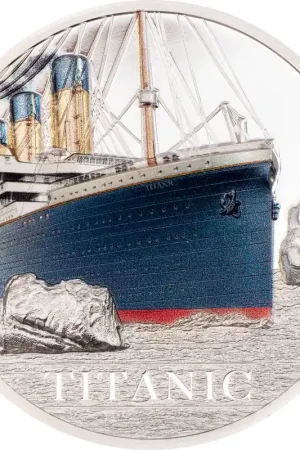 Popularny Cook Islands Titanic 3 troy ounce zilveren munt 2022 - Goudverzekerd