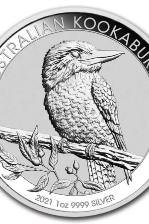 Kookaburra 1 troy ounce zilveren munt 2021 - Goudverzekerd Wyprzedaż
