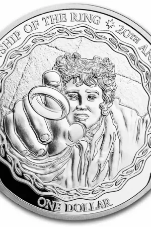Lord Of The Rings #1: Frodo zilveren munt - Goudverzekerd Ekspresowa dostawa
