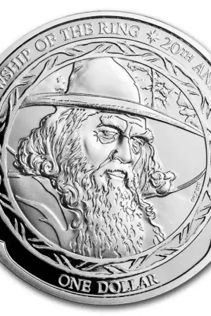 Autentyczny Lord Of The Rings #3: Gandalf 20th Anniversary 1 troy ounce zilveren munt 2021 kopen