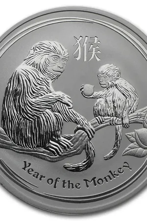 Popularny Lunar Aap 1 troy ounce zilveren munt 2016 - Goudverzekerd