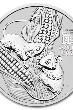 Darmowa dostawa Lunar Mouse 1 kilo zilveren munt 2020 - Goudverzekerd