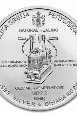 Nikola Tesla: Ozone Generator 1 troy ounce zilveren munt 2022 kopen Nowość