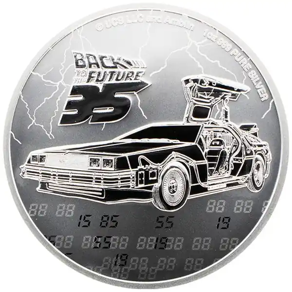 Niue Back to the Future 35 1 troy ounce zilveren munt 2020 kopen Oferta limitowana